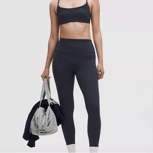 NWT Lululemon Navy 14 Wunder Under HR Tight 25” - Picture 3 of 5